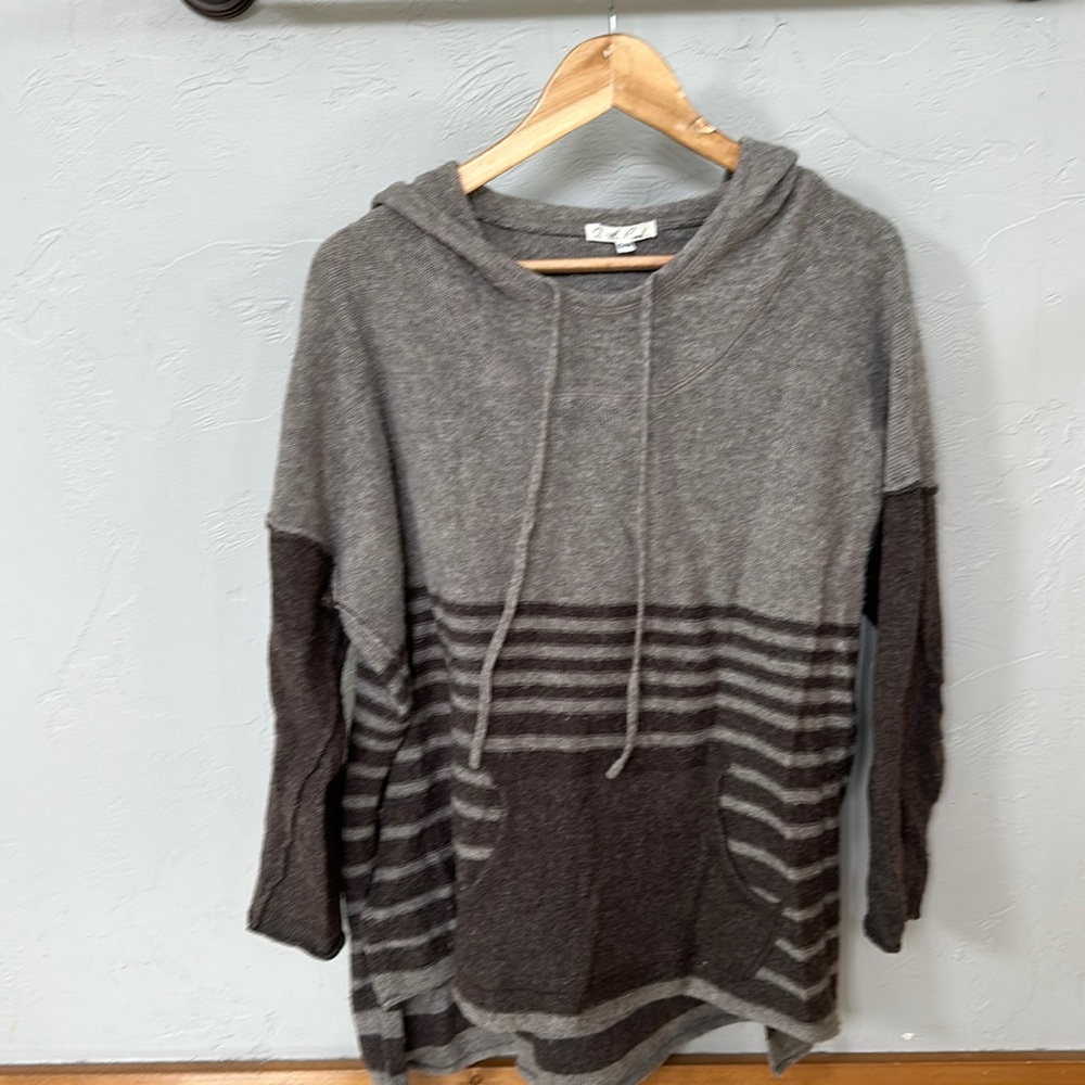 Hooded pullover, wool blend size S/M